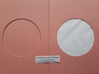 Passe-partout kaart rond roze 2 stuks met envelop OP=OP - Klik op de afbeelding om het venster te sluiten